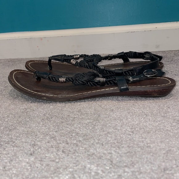 Dolce Vita Black Sailor Knot Sandals, Size 8 - Picture 3 of 11